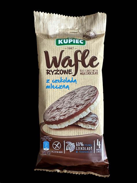 WAFLE RYŻOWE z CZEKOLADĄ MLECZNĄ 60g Sklep SUR