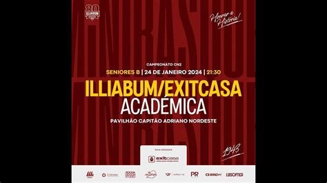 CN1 MASC ILLIABUM CLUBE EXITCASA SUB23 VS ACADÉMICA SUB23 YouTube