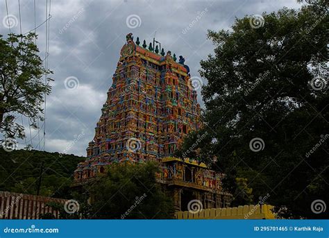 Beautiful Gopuram of Alagar Kovil Temple Madurai Tamil Nadu Stock Image ...