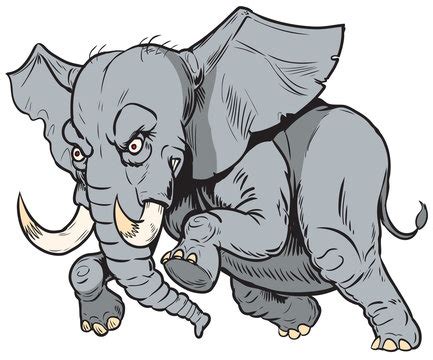 Angry Elephant Cartoon Images – Browse 1,964 Stock Photos, Vectors, and ...