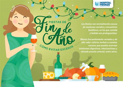 Fiestas y fin de año cómo evitar los excesos