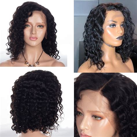 Water Wave Bob Wig 180 Density Lace Front Wig China Wig And Front