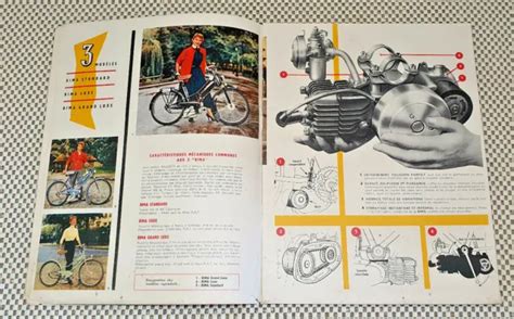 Catalogue Brochure Publicitaire Peugeot Cycles Moto Scooter