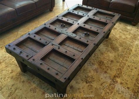 Old World Coffee Table - Patina Yard Custom Furniture & Doors