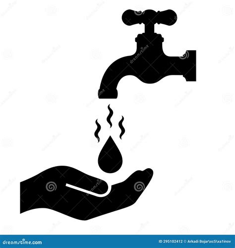 Beware of Hot Water Vector Warning Sign Stock Vector - Illustration of ...