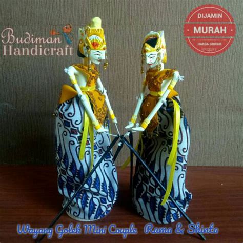 Jual Wayang Golek Mini Couple Rama Shinta Uk Cm Shopee Indonesia