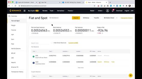 How To Check Your Balance In Binance Youtube