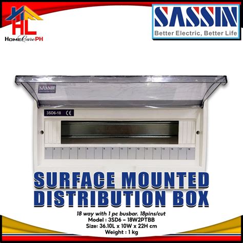 Sassin Surface Mounted Distribution Box Model Sd W Ptbb Shopee