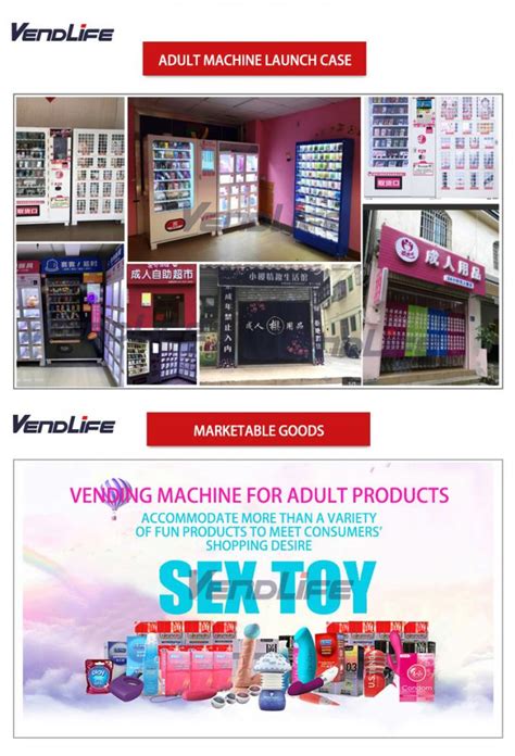 24 Hours Sex Toy Vending Machine Cqc Approved Wechat Payment Available