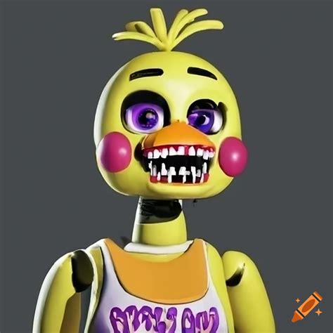 Yellow Toy Chica Animatronic From Fnaf