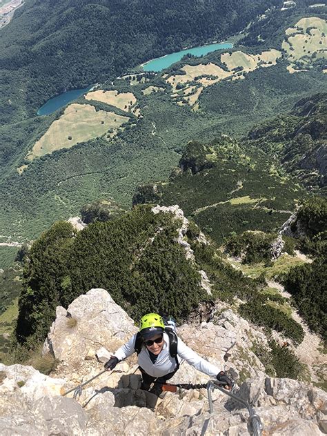 Via Ferrata Delle Aquile Paganella Via Ferrata Delle Aquile Up The