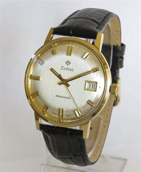 Antiques Atlas Gents S Zodiac Automatic Wrist Watch