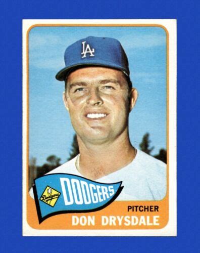 1965 Topps Set Break 260 Don Drysdale VG VGEX GMCARDS EBay