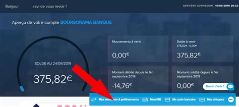 Faire Un Virement Avec Boursorama Banque En Ligne