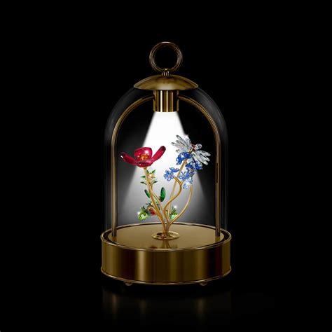 Garden Tales Floral Bouquet LED Lantern Swarovski