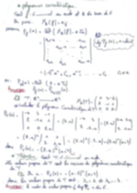 Solution Diagonalisation Et Trigonalisation R Sume De Cours Avec