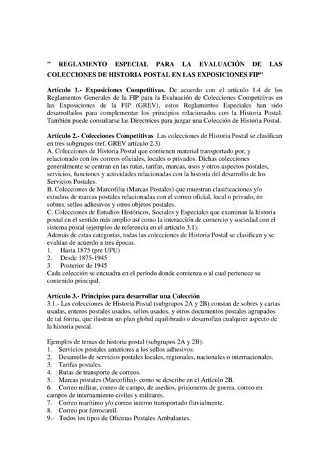 Pdf Reglamento Especial Para La Evaluaci N Para Incluir Un Plan