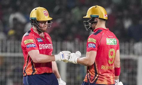 Bairstow Ton Shashank Pyrotechnics In Historic Run Chase By Punjab Kings