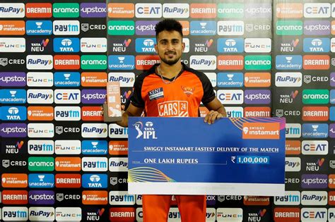 At 157 Kmph Umran Malik Bowls Second Fastest Ball In Ipl History