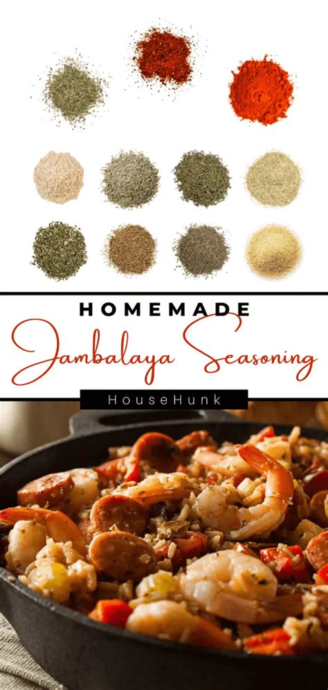 Homemade Jambalaya Seasoning House Hunk