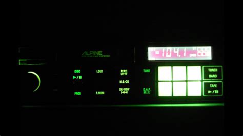 Vintage Alpine 7288 Amfm Cassette Car Stereo 2 Rare Old Retro Youtube