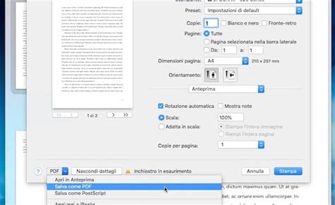 Come Stampare In Pdf Su Mac Medge