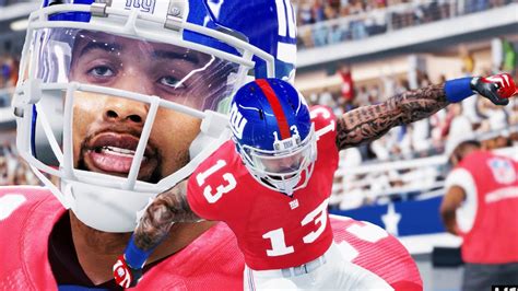 Madden 16 Gameplay Odell Beckham Jr Whip Dance New Passing