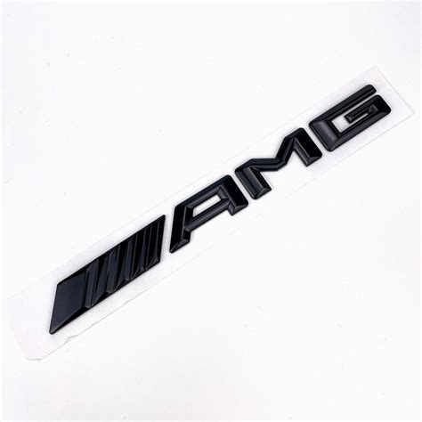 Black New Style For Mercedes Amg Boot Badge Rear Emblem Logo For