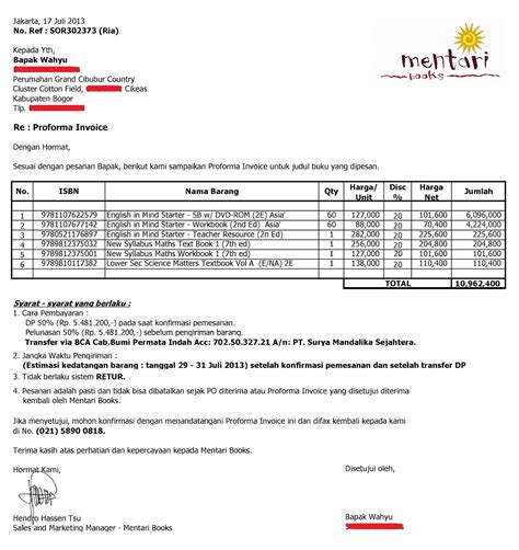 Surat Tagihan Homecare