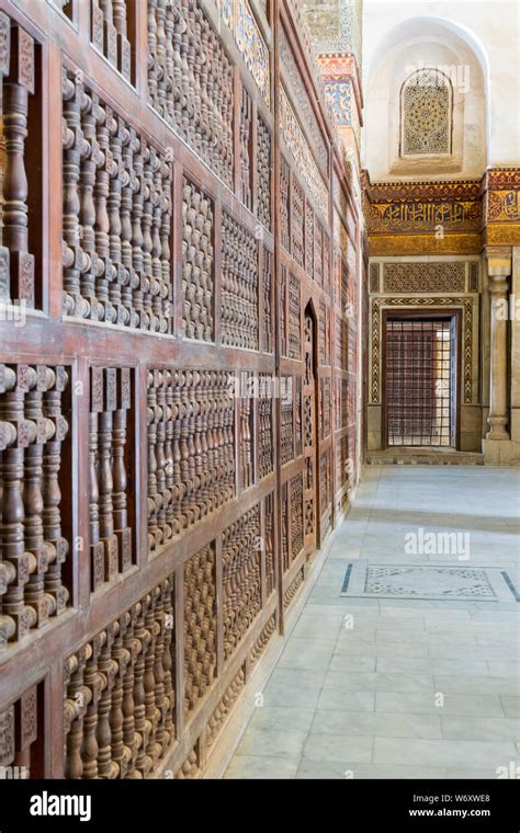 Innenansicht Der Dekorierten Marmor Mauern Um Das Ehrenmal Im Mausoleum