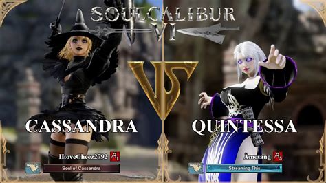 SoulCalibur VI ILoveCheez2792 Cassandra VS Amesang Quintessa