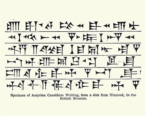 Assyrian Cuneiform Alphabet