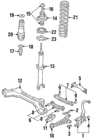 Honda Accord Suspension Parts Honda Parts Guys