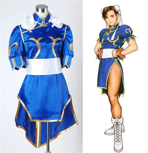 Street Fighter Sexy Iv Chun Li Adult Video Game Uniform Cosplay Costume