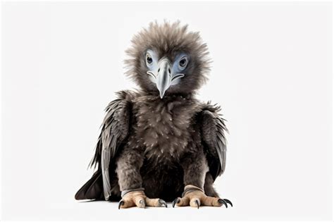 Premium AI Image | A baby condor with white background