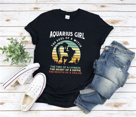 Aquarius Girl Shirt Aquarius Woman Shirt Gifts For Aquarius Woman