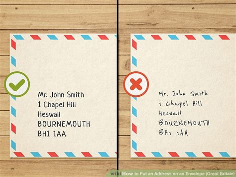 How To Put An Address On An Envelope Great Britain