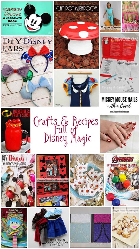 Disney Themed Crafts and Recipes {MMM #478 Block Party} - Keeping it Simple