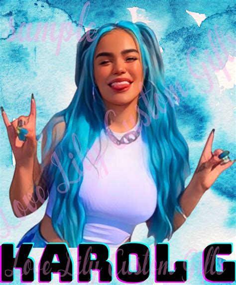 Karol G png Etsy México