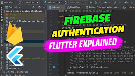 Firebase Authentication Flutter Explained Level Medium Youtube