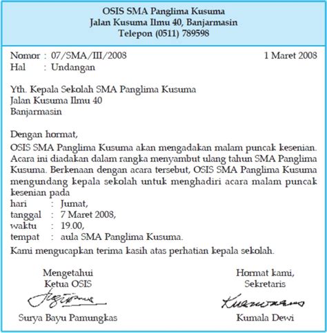 Surat Pribadi Dan Surat Dinas Pengertian Ciri Ciri Struktur Riset