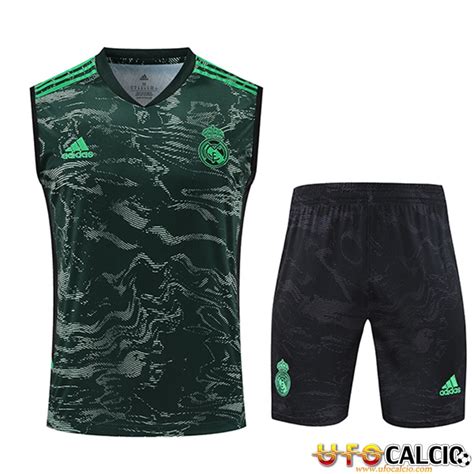 Personalizzazione Kit Canotta Allenamento Pantaloncini Real Madrid