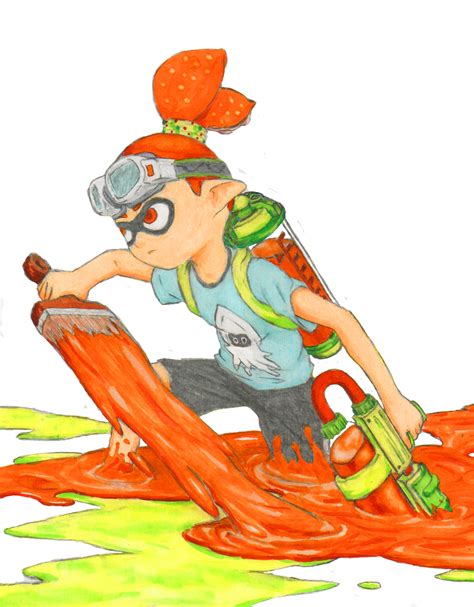 Splatoon Inkling By Wavemstrelk On Deviantart