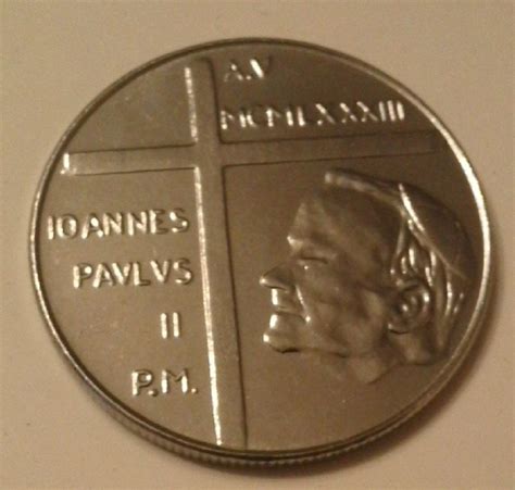 Lire V John Paul Ii Vatican City Coin