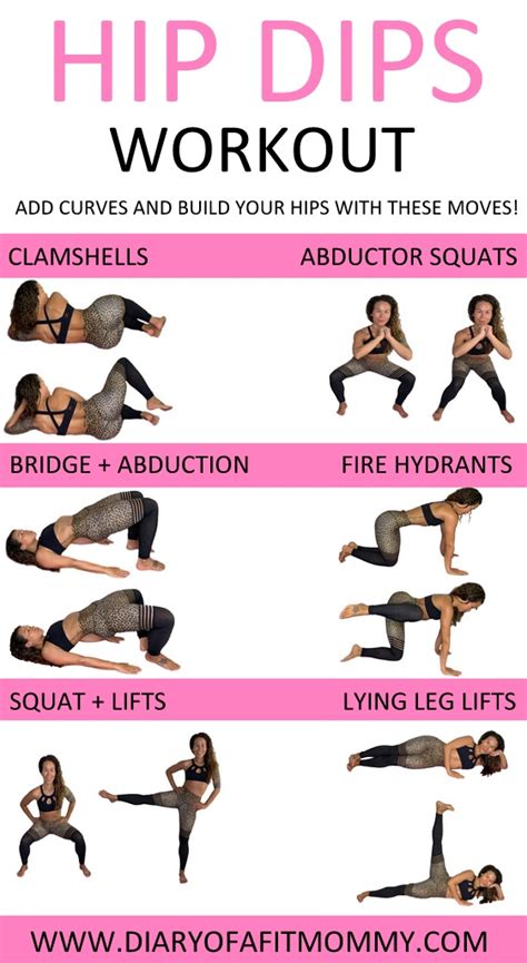 Fix Your Hip Dips Diary Of A Fit Mommy Mommy Workout Hip Workout