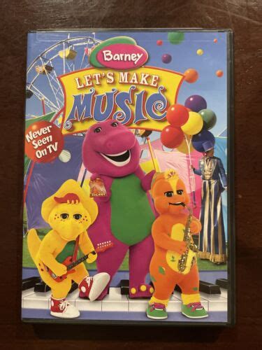 Barney Lets Make Music Dvd 2006 45986310361 Ebay