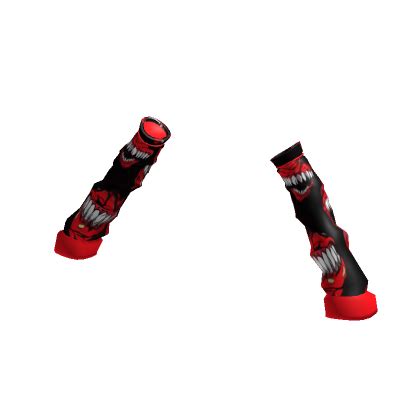 Demon Mouth Oversized Arm Warmers Roblox