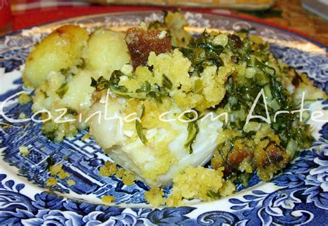 Cozinha Arte Bacalhau Migas De Broa