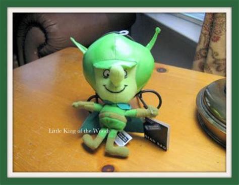 The Flintstones Green Alien GREAT GAZOO Beanbag PLUSH 7" Toy Beanie WB ...