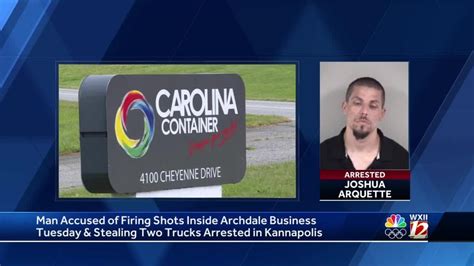 Kannapolis Police Arrest The Man Accused Of Firing Shots In A Business